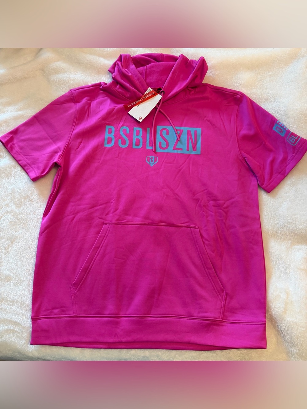 Adults Baseball Lifestyle Short-Sleeve Hoodie